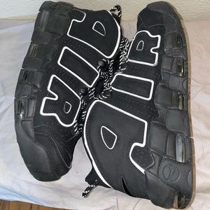 Nike air more up tempo – black reflective